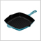 Square Skillet Grill Caribbean Blue