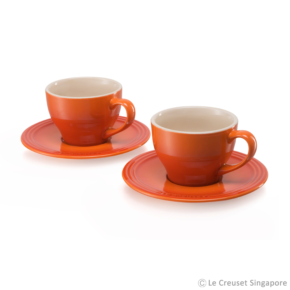 Products Stoneware Teapots Cups Mugs Cappuccino Cup Saucer Le Creuset Singapore