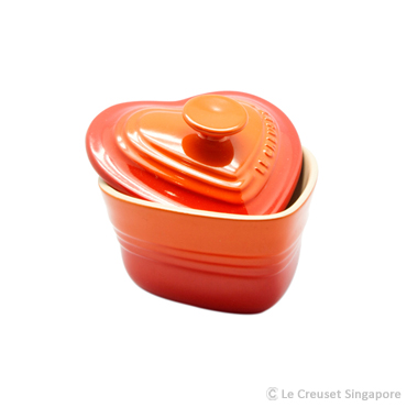 Products Stoneware Miniature Stoneware Heart Shaped Ramekin Le Creuset Singapore