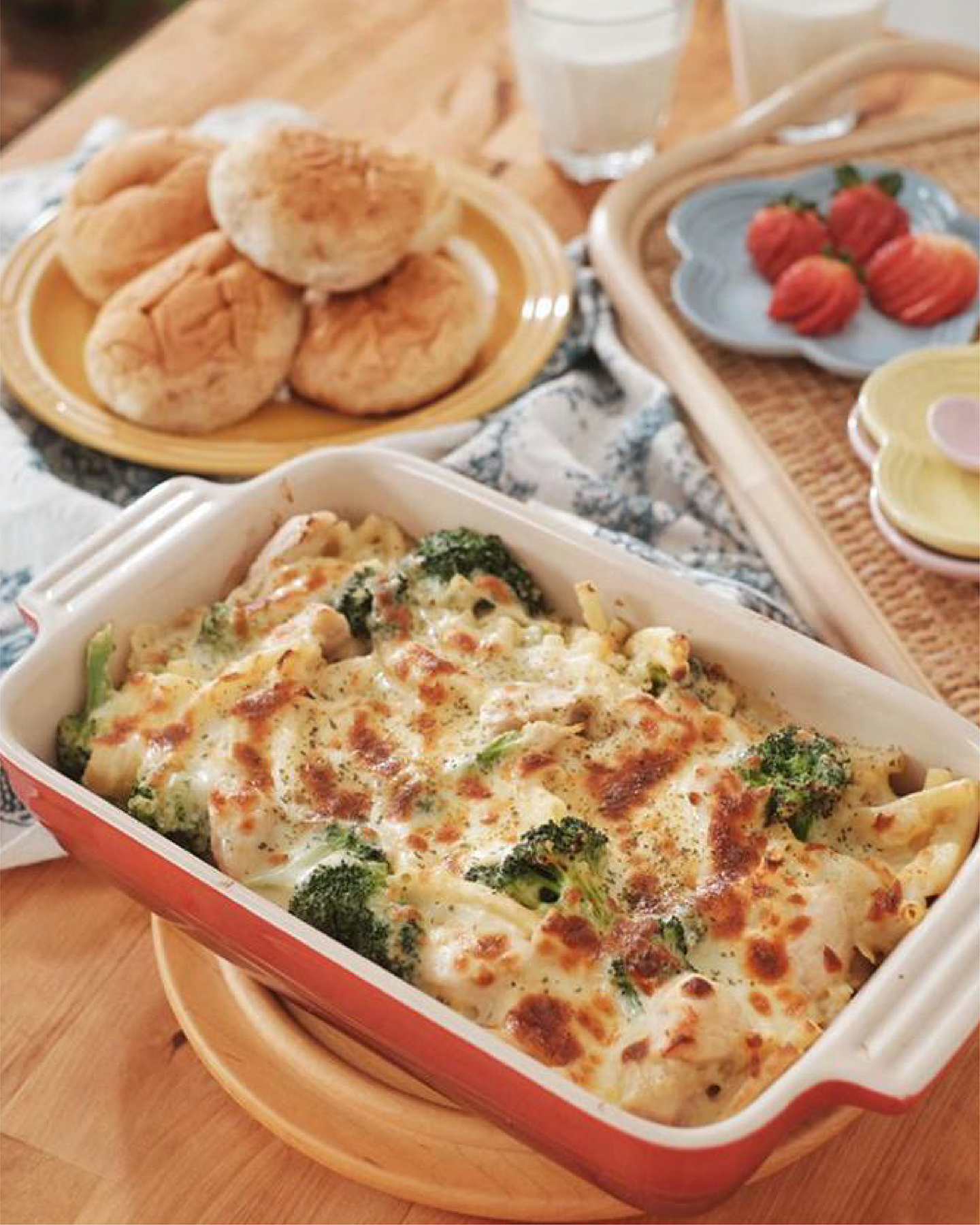 Chicken and Broccoli Gratin